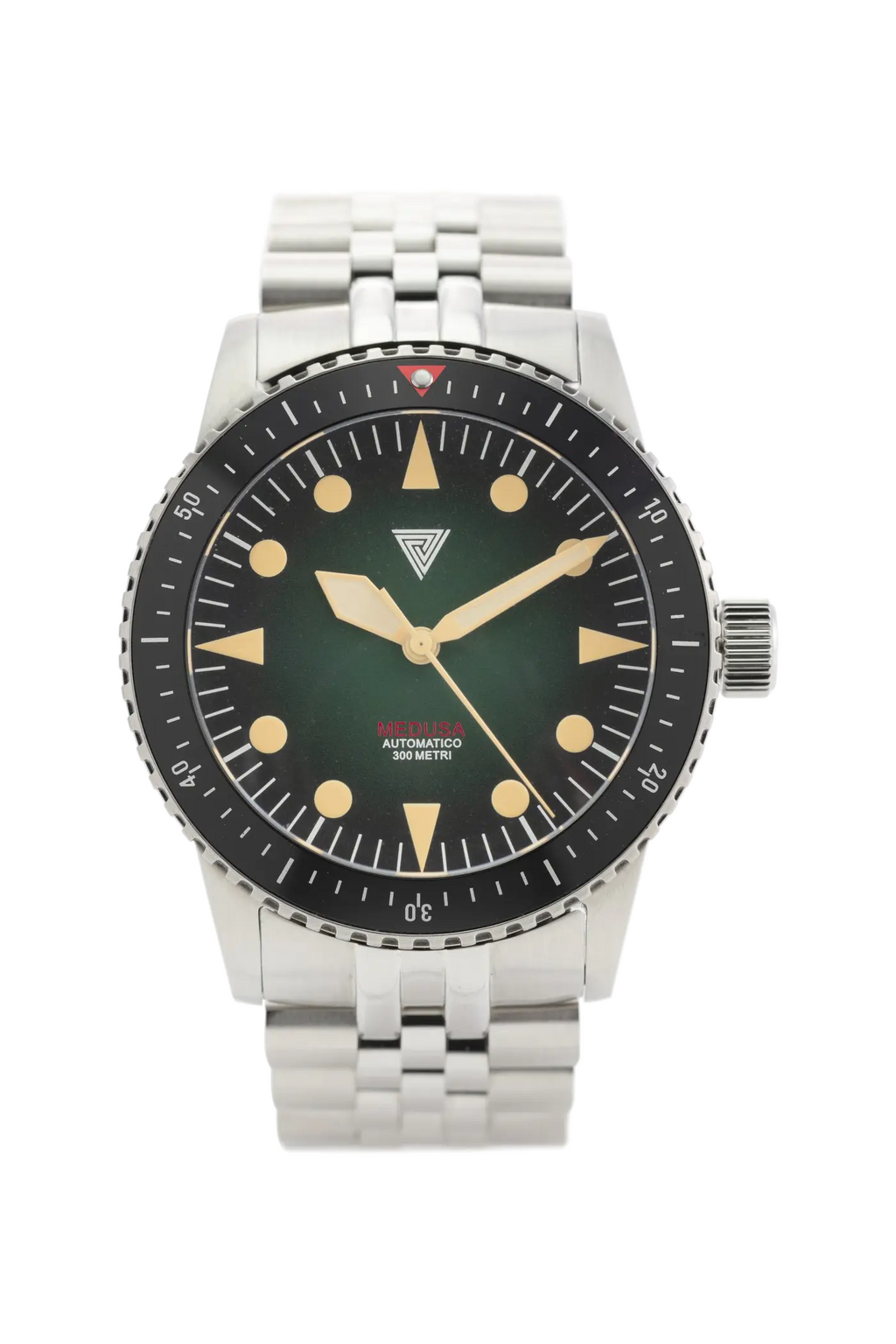 Vertigo Medusa Green – Orologio Automatico Vintage Subacqueo